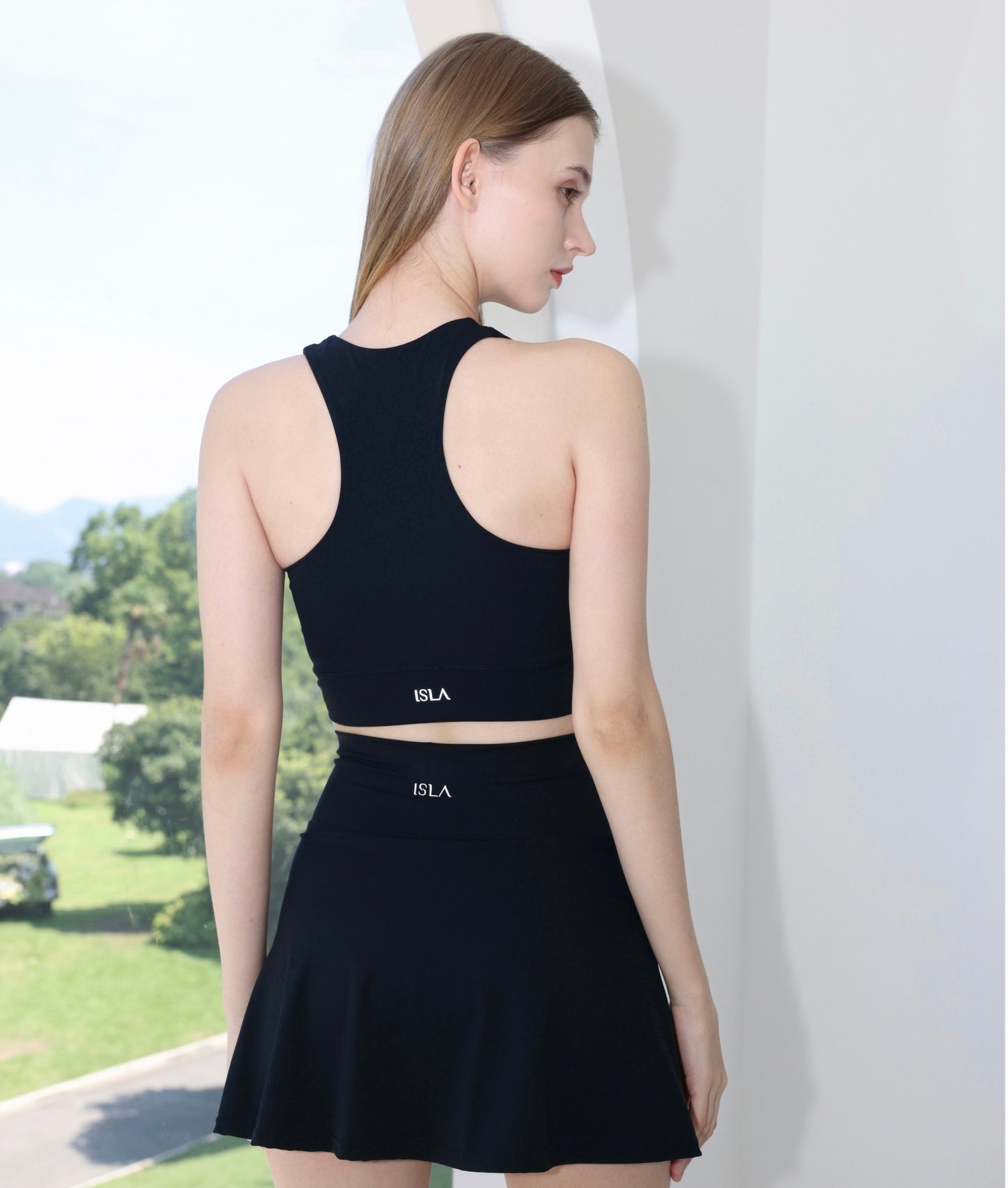 ISLASK001 All in one all high waisted skirt