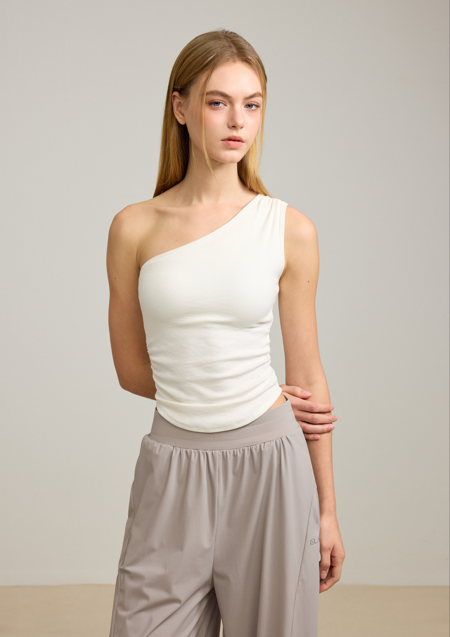 ISLAB074 Sculpt One-Shoulder Bra Top