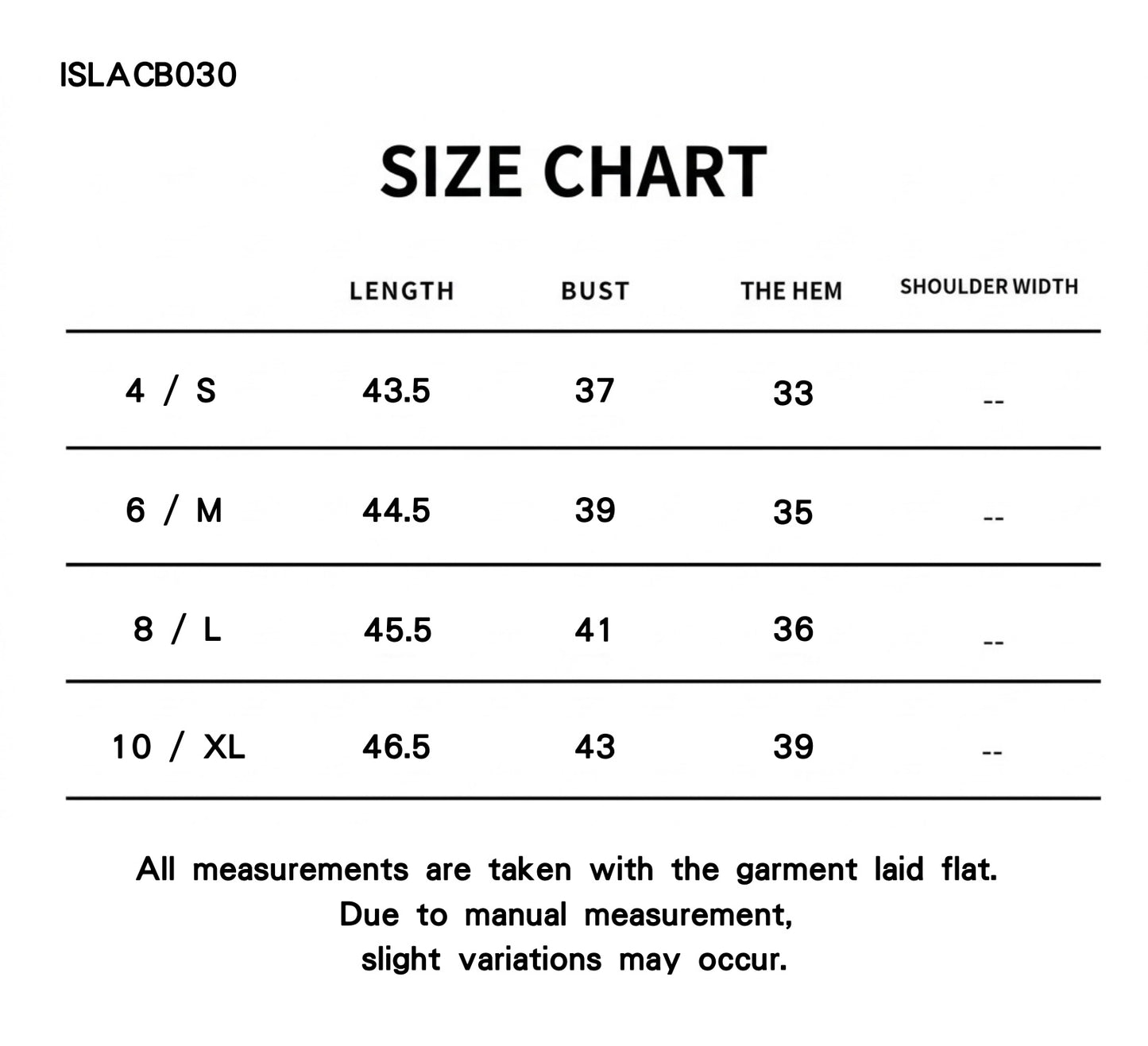 ISLACB030 Cross side crop top (Fixed Pad）