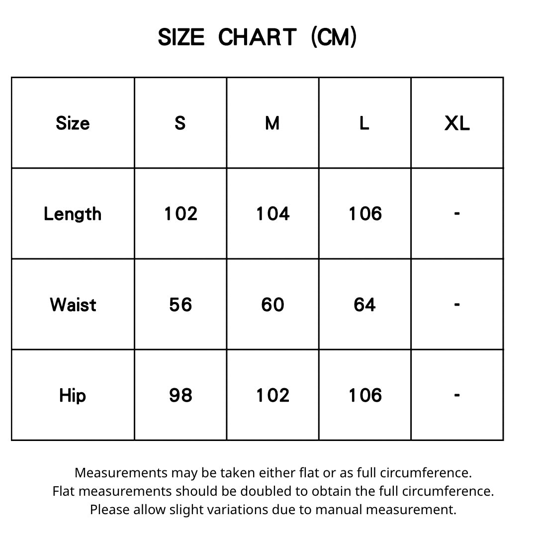 ISLABP001 High waisted slit banding pant