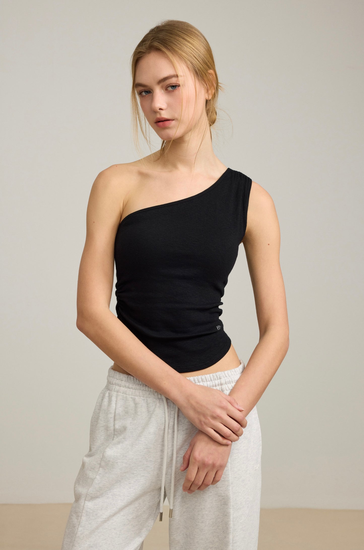 ISLAB074 Sculpt One-Shoulder Bra Top