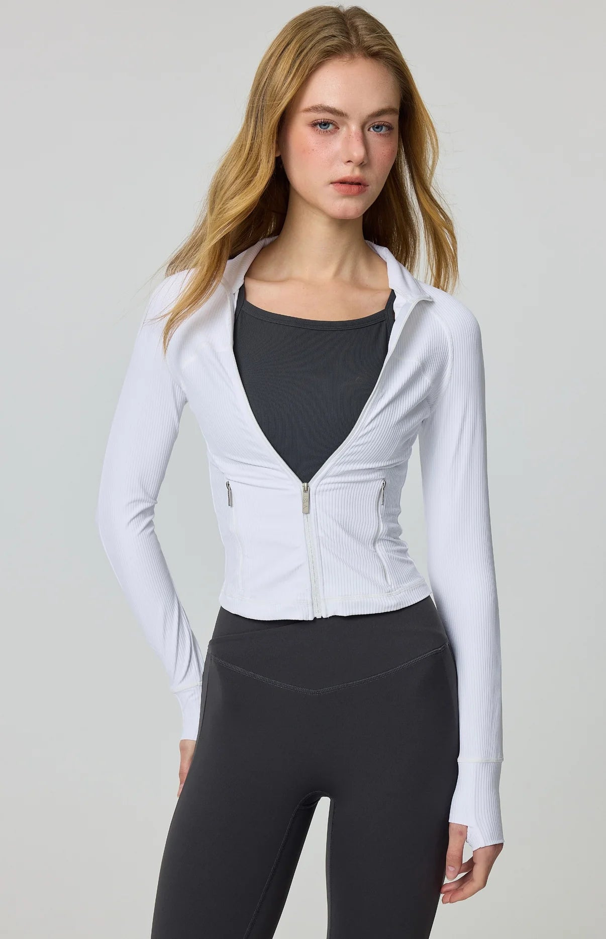 ISLAOUT077 Contour Sculpt Zip Jacket