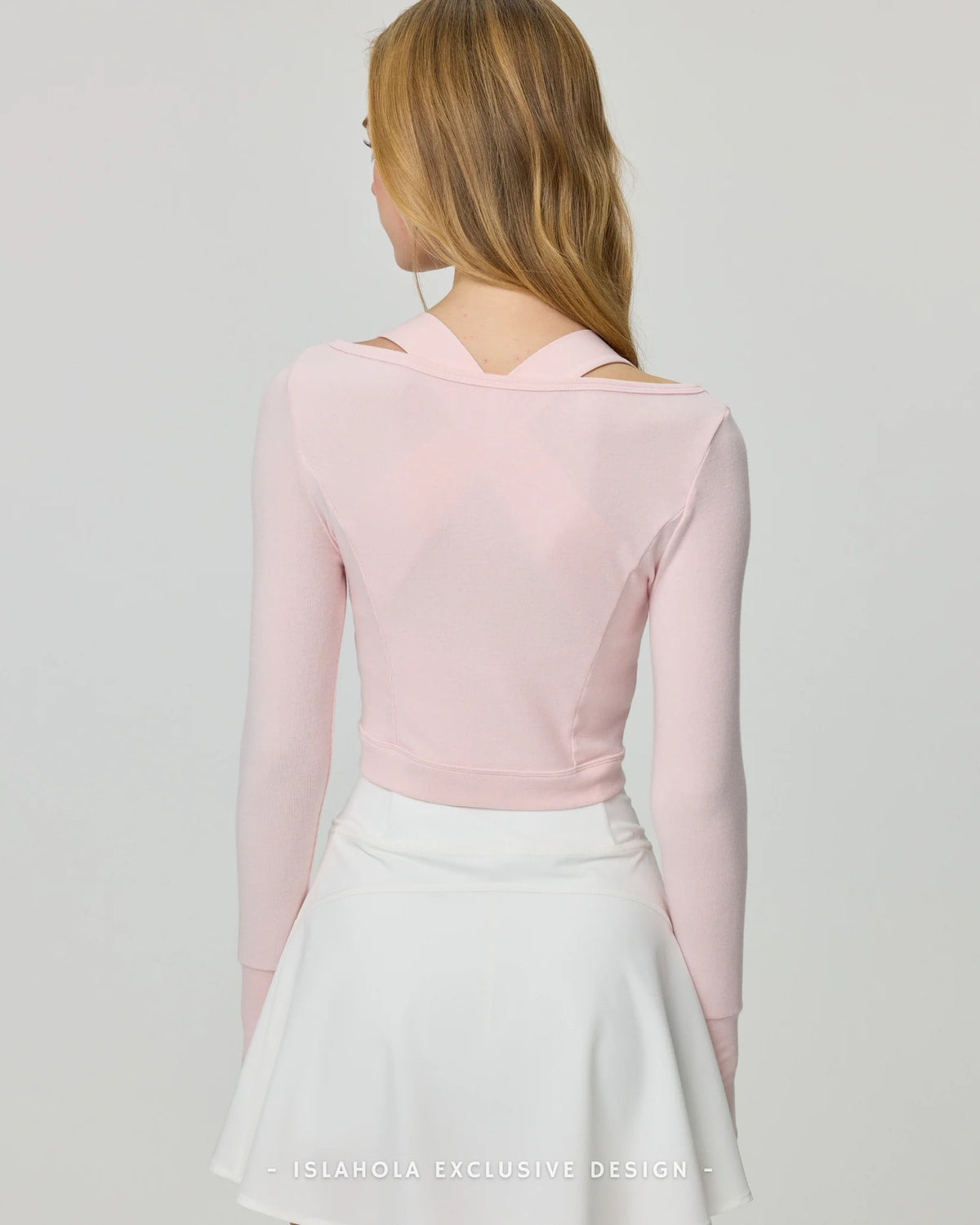 ISLAOUT074 Button Scoop Neck Cropped Cardigan — image 9