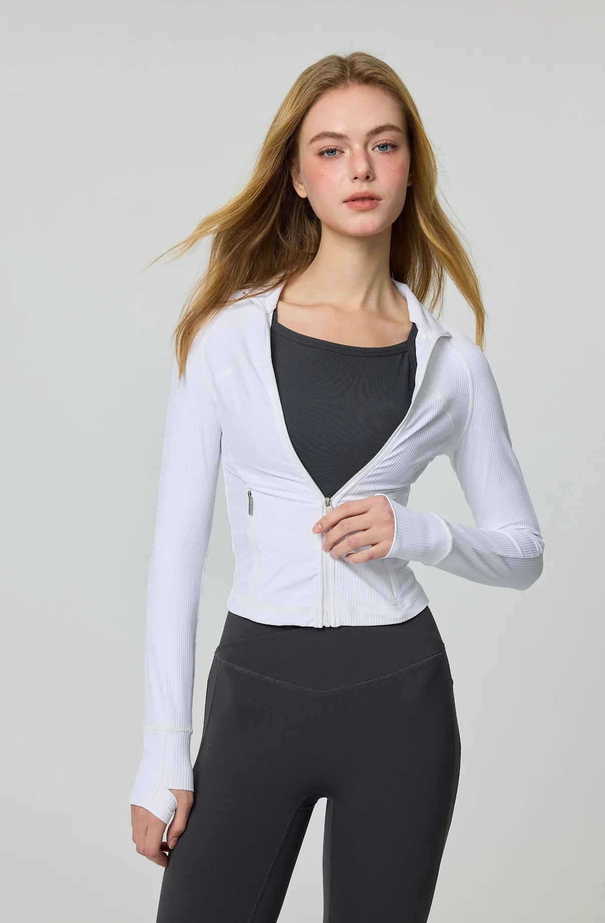 ISLAOUT077 Contour Sculpt Zip Jacket