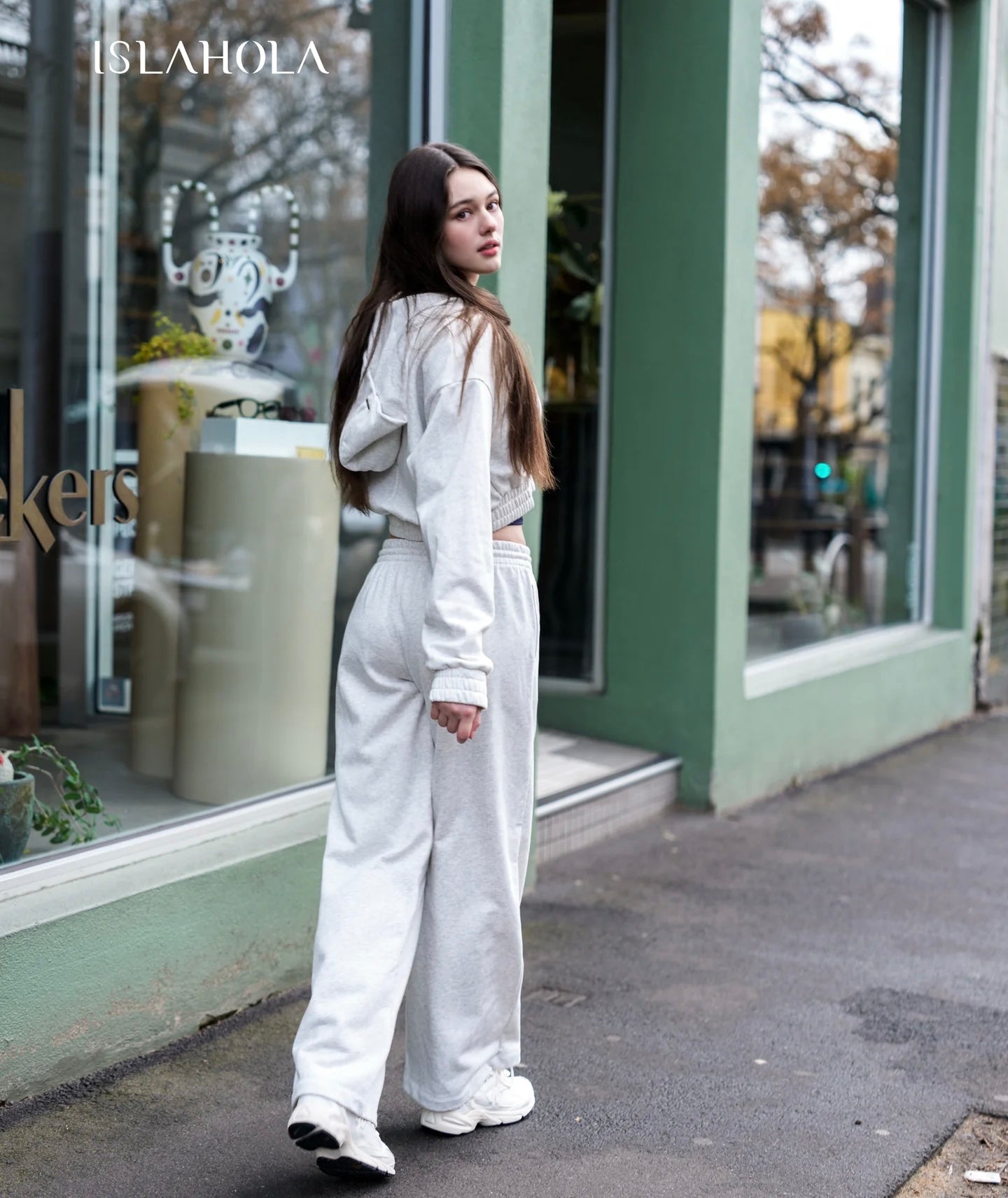 ISLABP020 Urban Cotton Wide Leg Pants