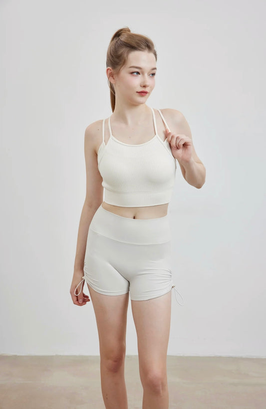 ISLAB001 Double layered bra top (Fixed Pad)
