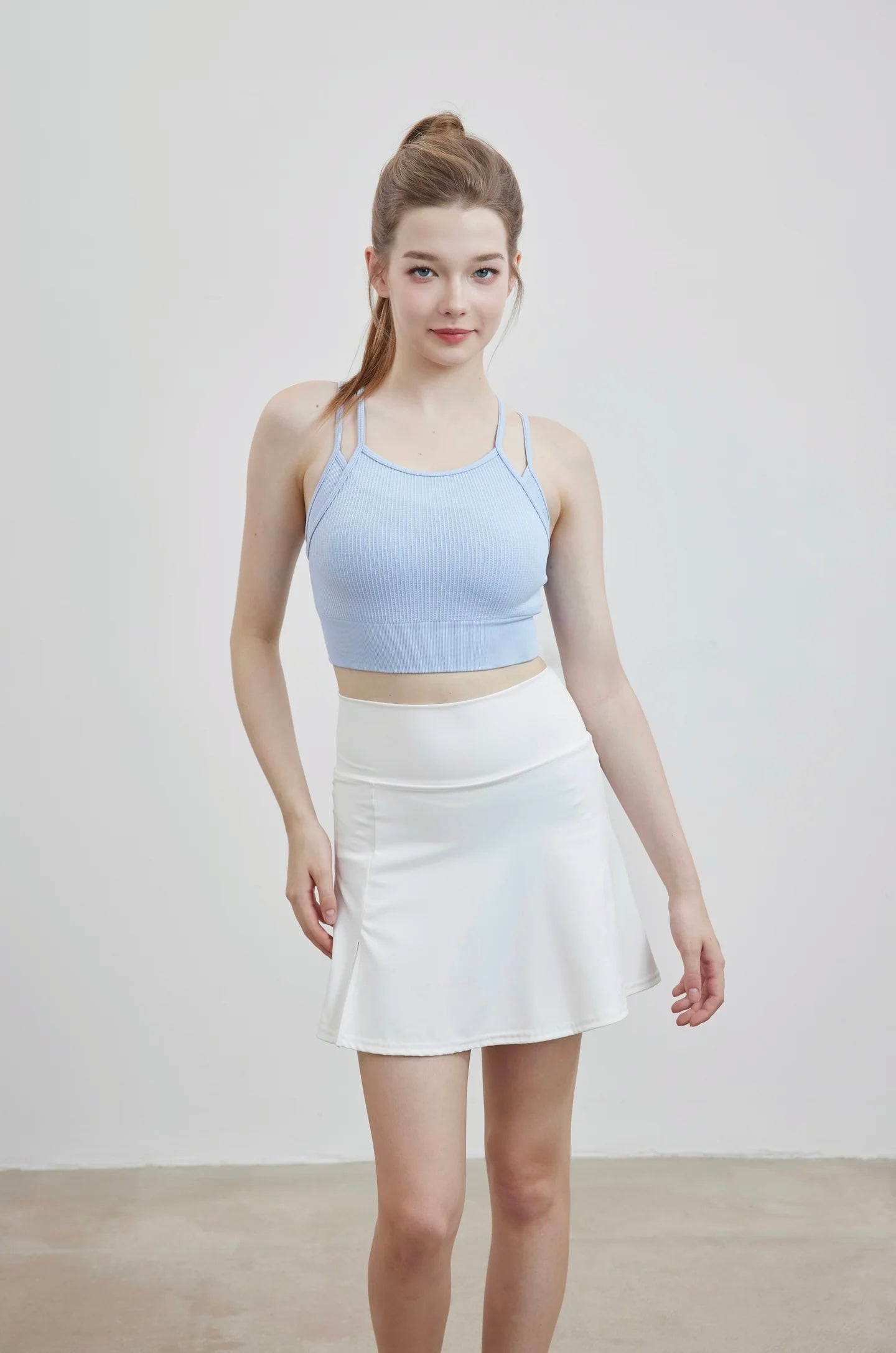 ISLAB001 Double layered bra top (Fixed Pad)