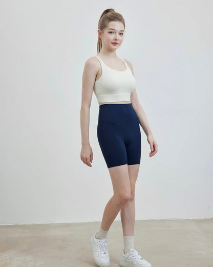 ISLAB032 Cross Back Hook Bra Top (Fixed Pad) — image 6