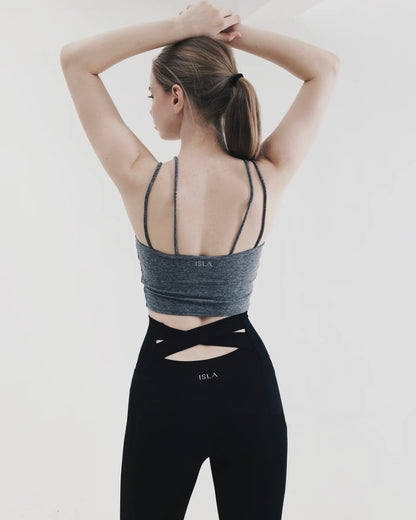 ISLAB042 Front V Shirring Bra Top — image 7