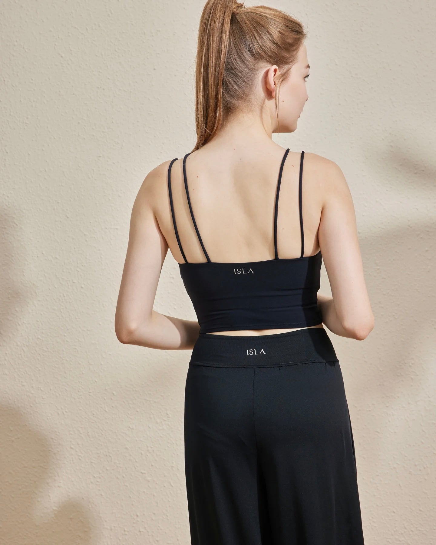 ISLAB042 Front V Shirring bra top