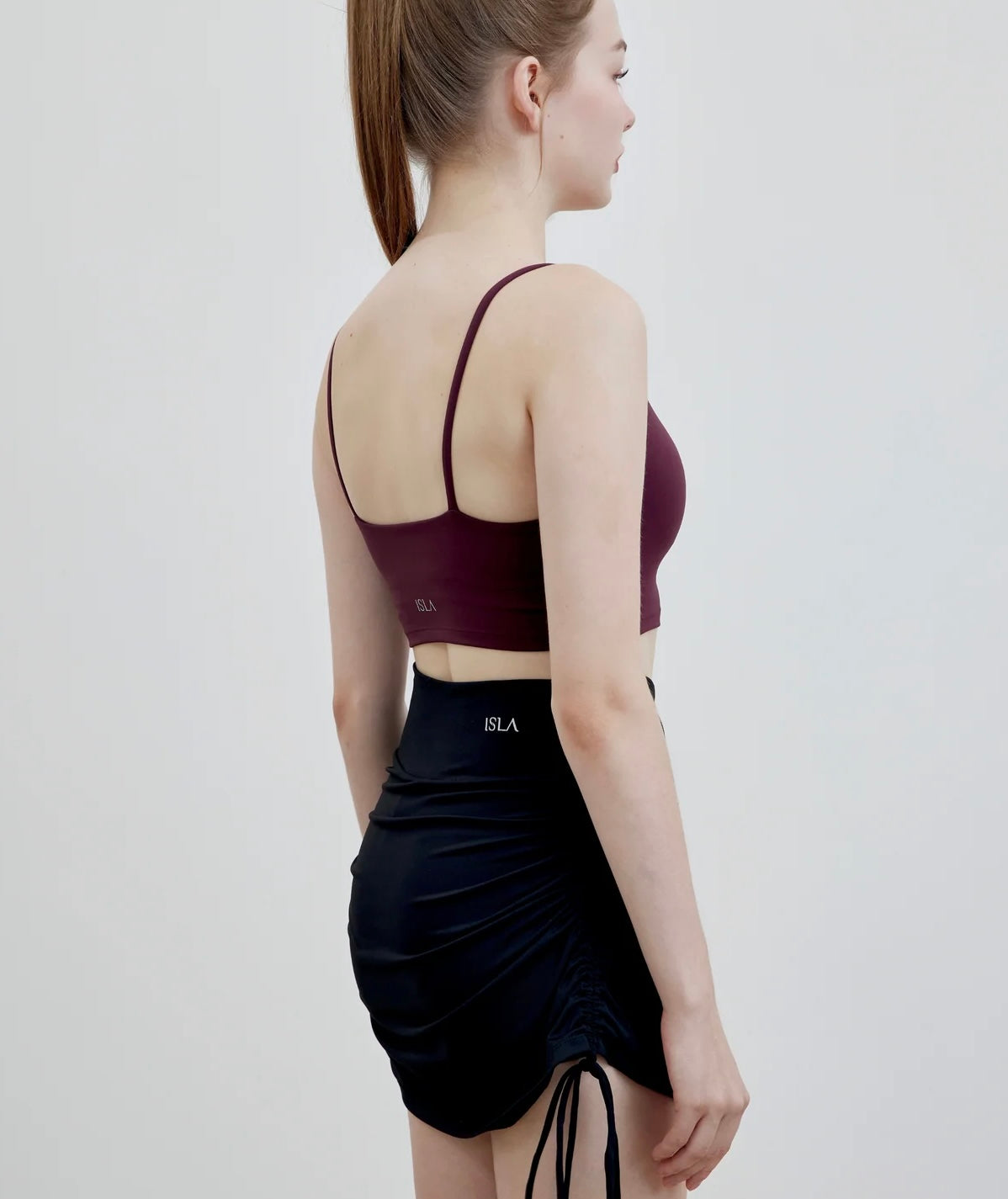 ISLAB048 Marshmallow thin strap bra top