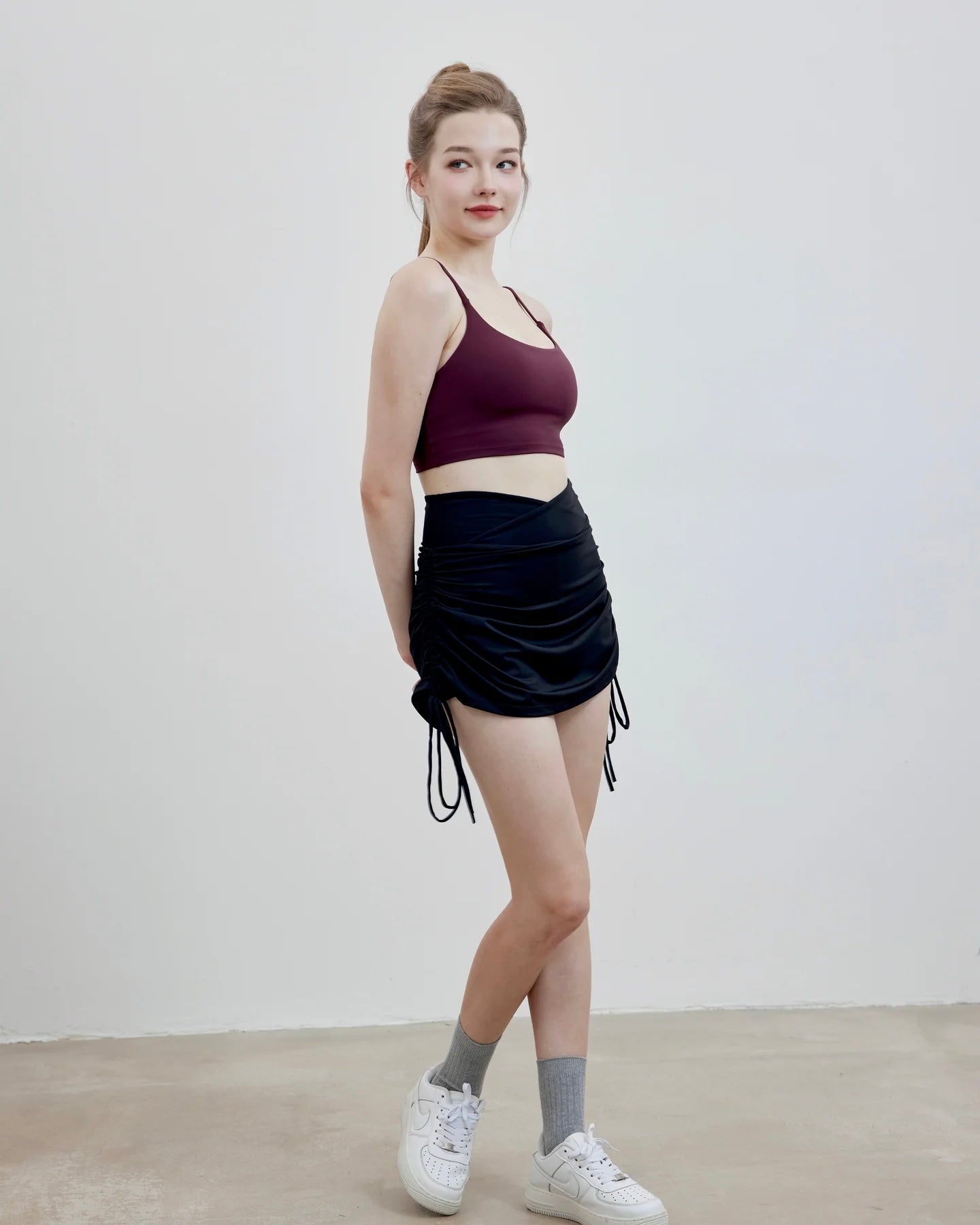 ISLAB048 Marshmallow thin strap bra top