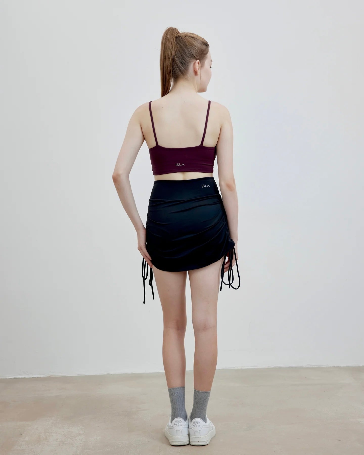 ISLAB048 Marshmallow thin strap bra top