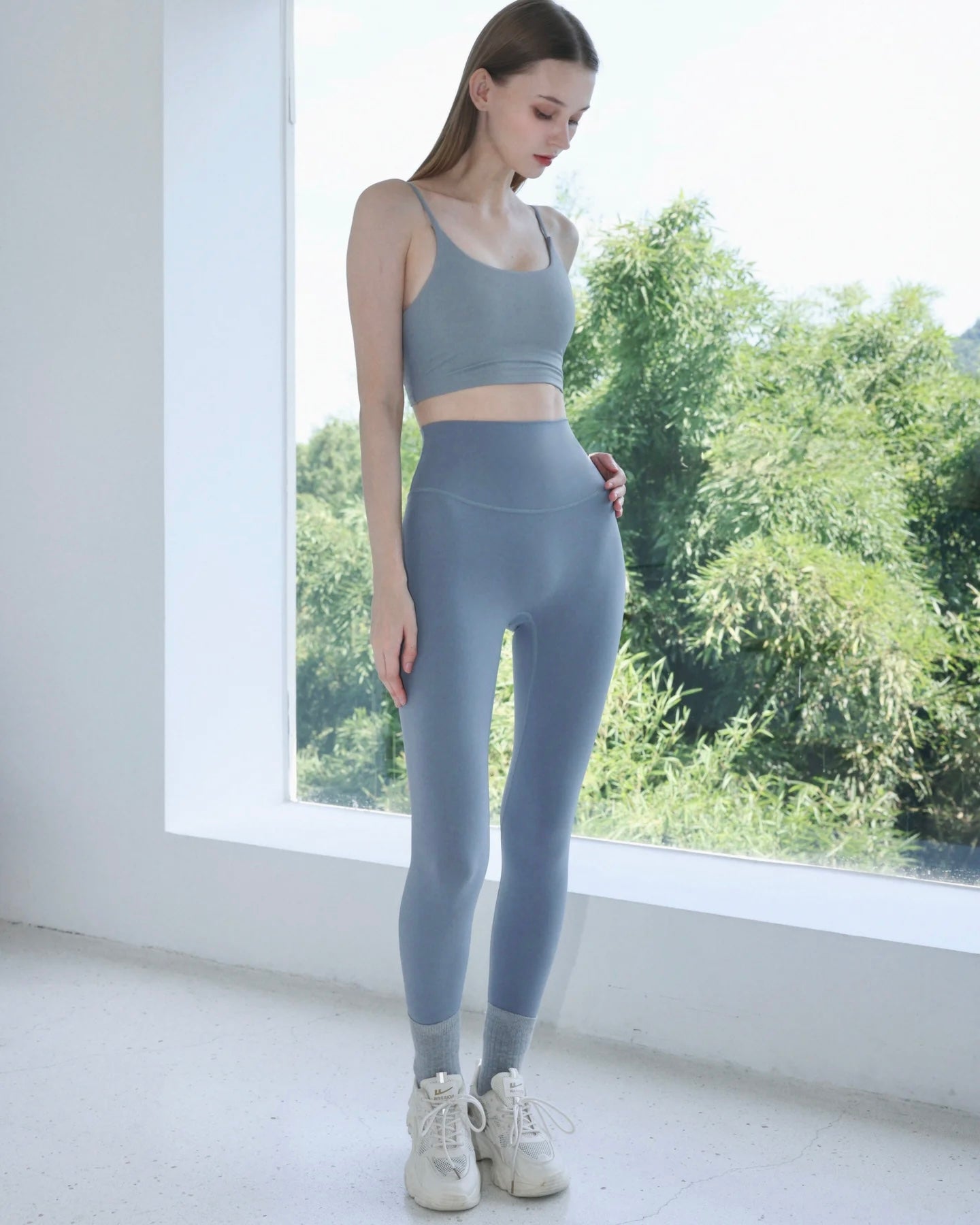 ISLAB048 Marshmallow thin strap bra top