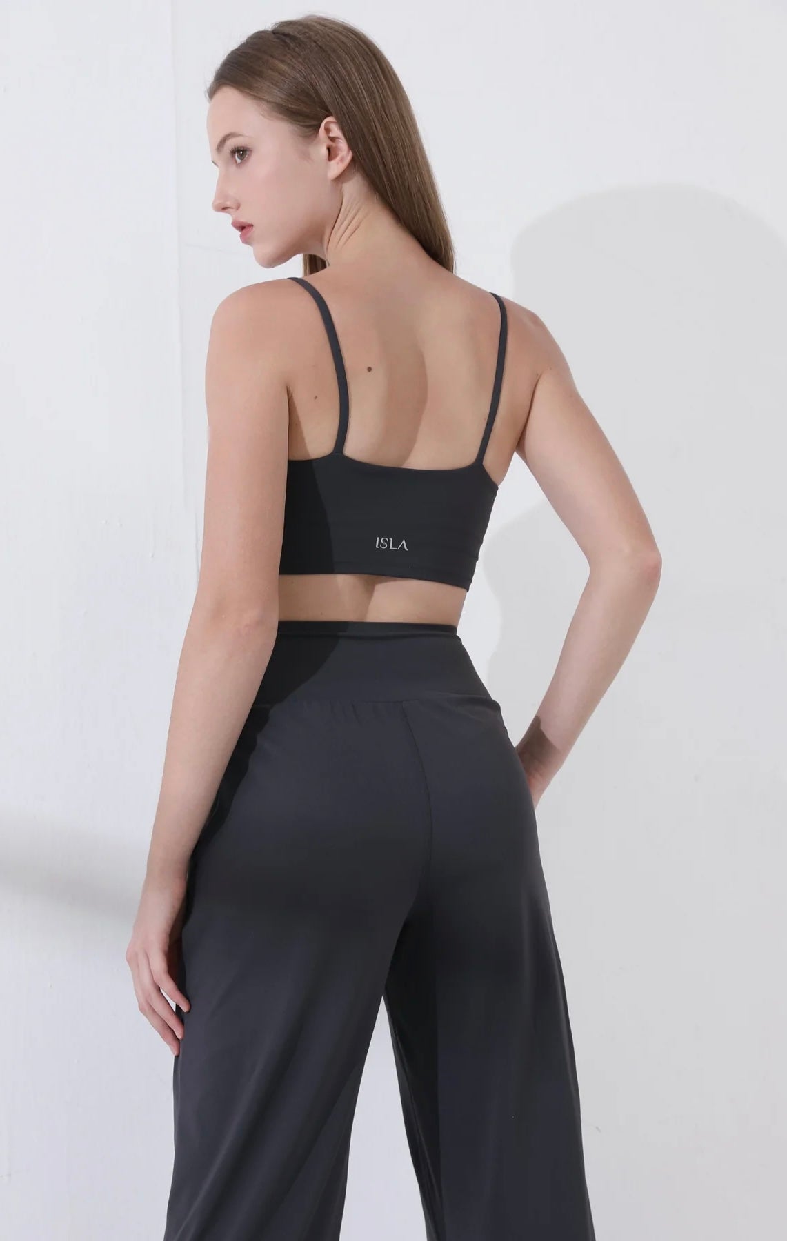 ISLAB048 Marshmallow thin strap bra top