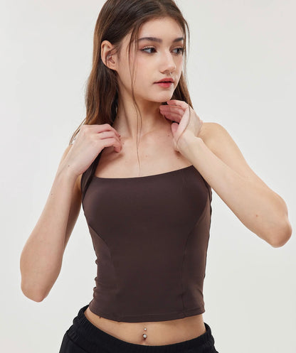 ISLAB073 Square Neck Dual Strap Back Bra Top — image 14