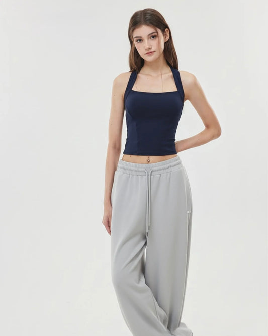 ISLAB073 Square Neck Dual Strap Back Bra Top