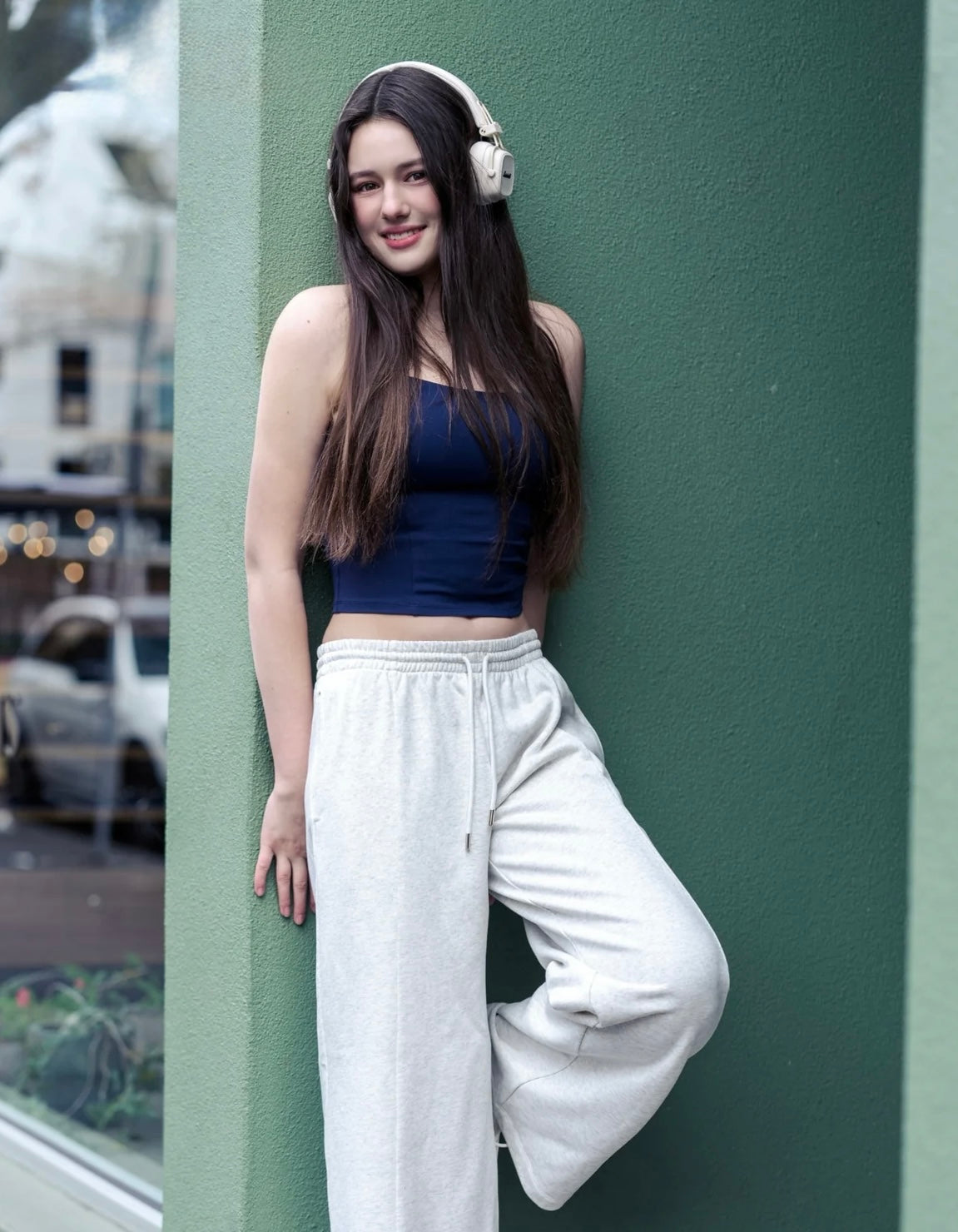 ISLABP020 Urban Cotton Wide Leg Pants