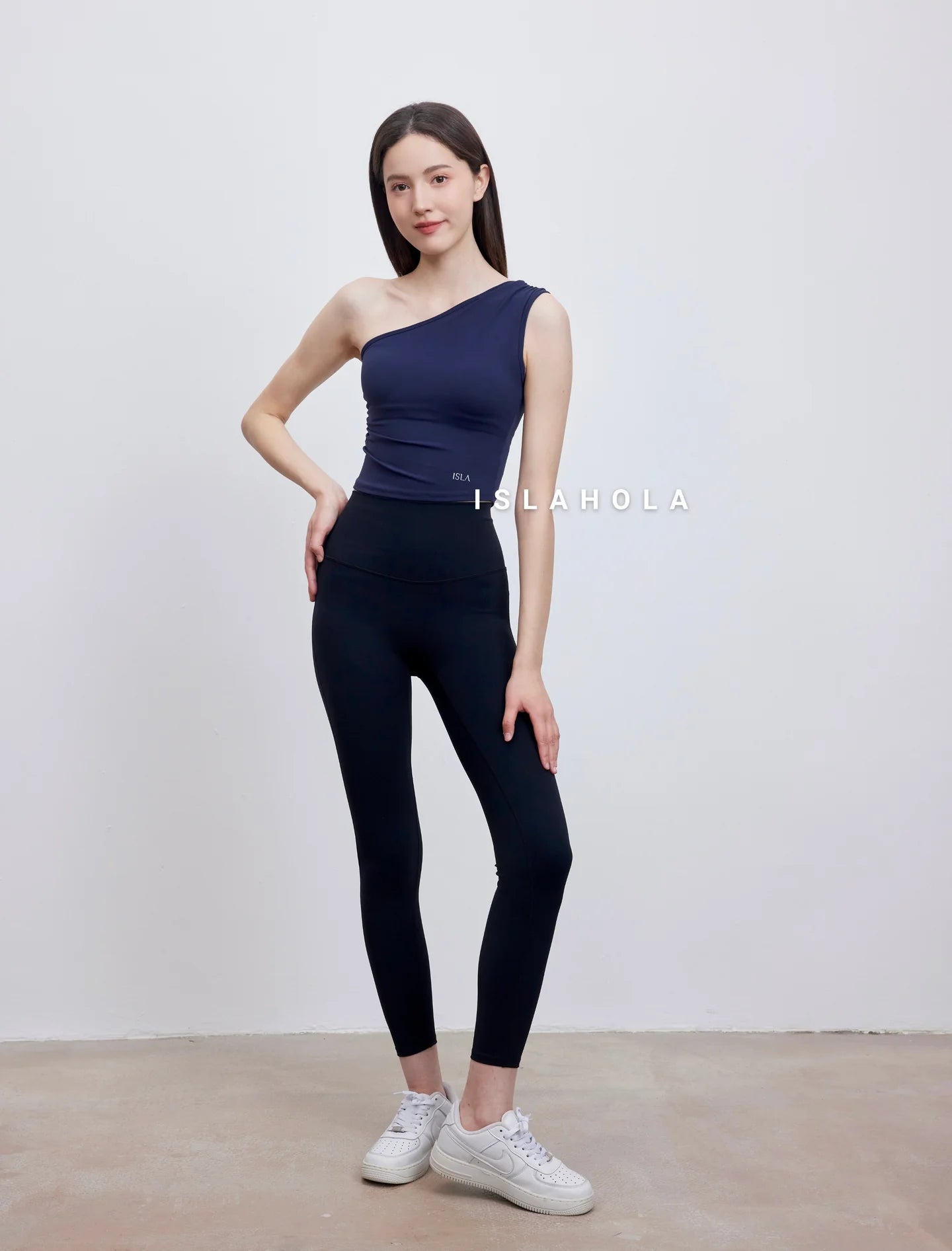 Islal014 High waisted cross back leggings