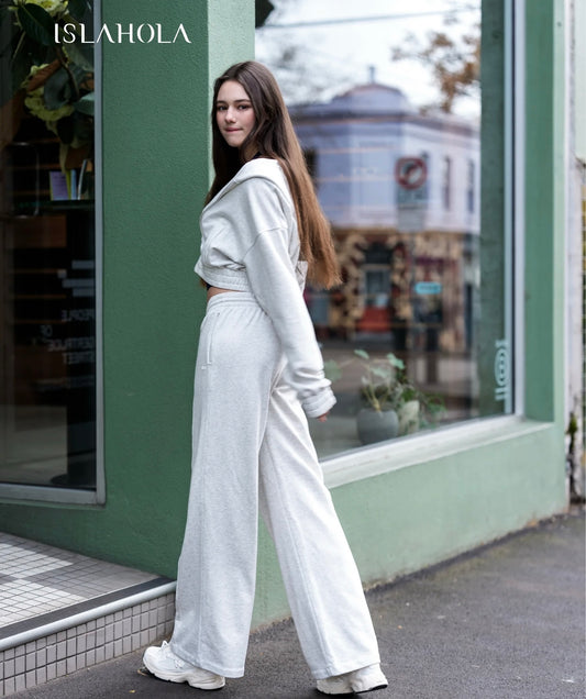 ISLABP020 Urban Cotton Wide Leg Pants