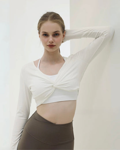 ISLAOUT010 Twist Crop Cover — image 1