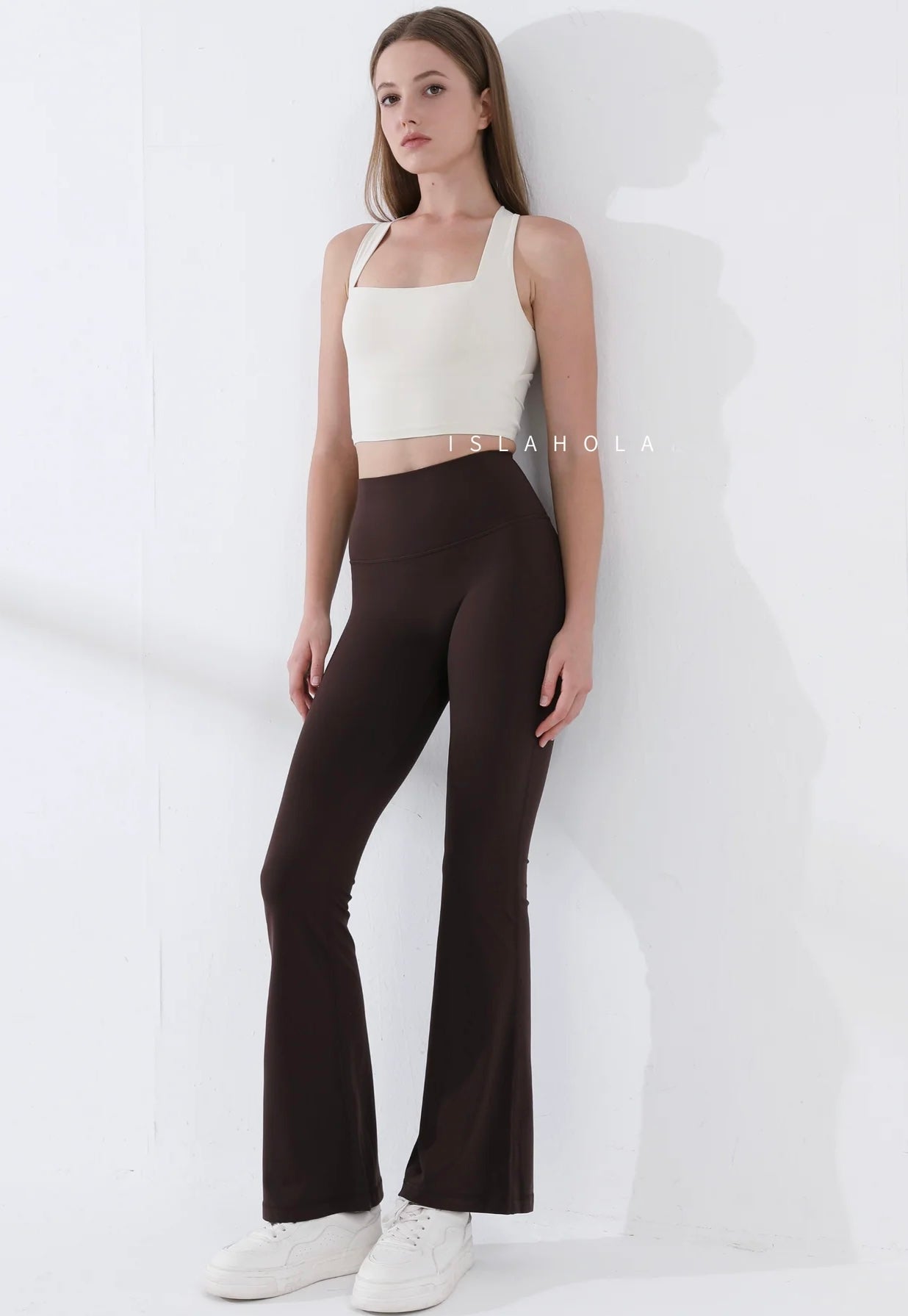 ISLABC003 High Elasticity Freesize Flare Pant