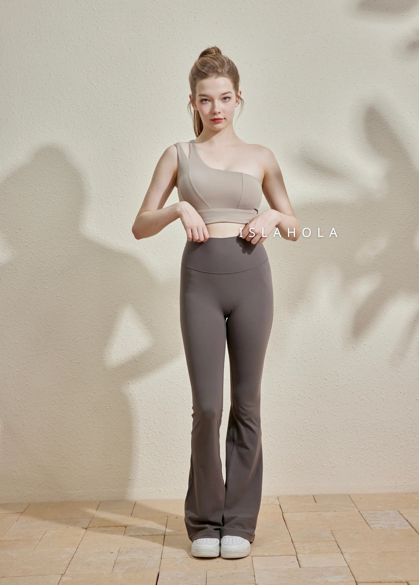 ISLABC003 High Elasticity Freesize Flare Pant