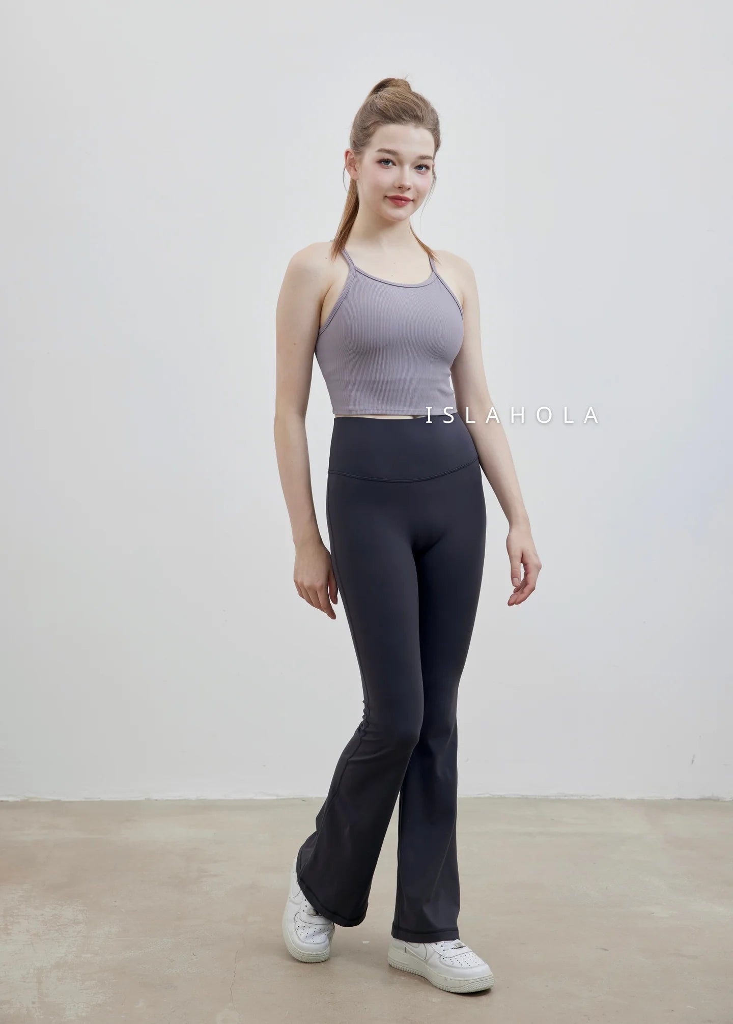ISLABC003 High Elasticity Freesize Flare Pant
